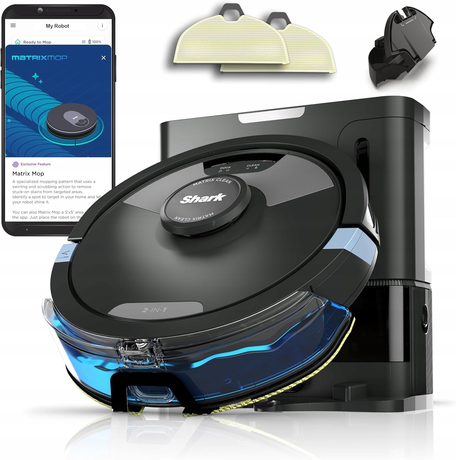 Shark Matrix Plus cleaning robot 2in1 automatic emptying new