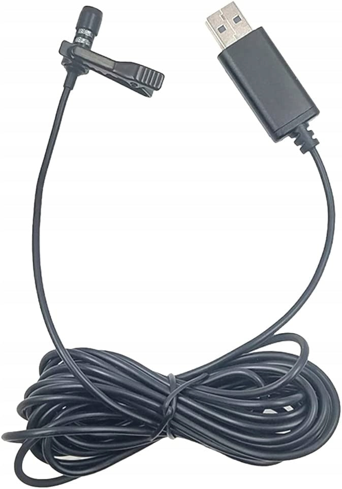 Sharplace USB Lavalier flap Clip-on Mic Phone