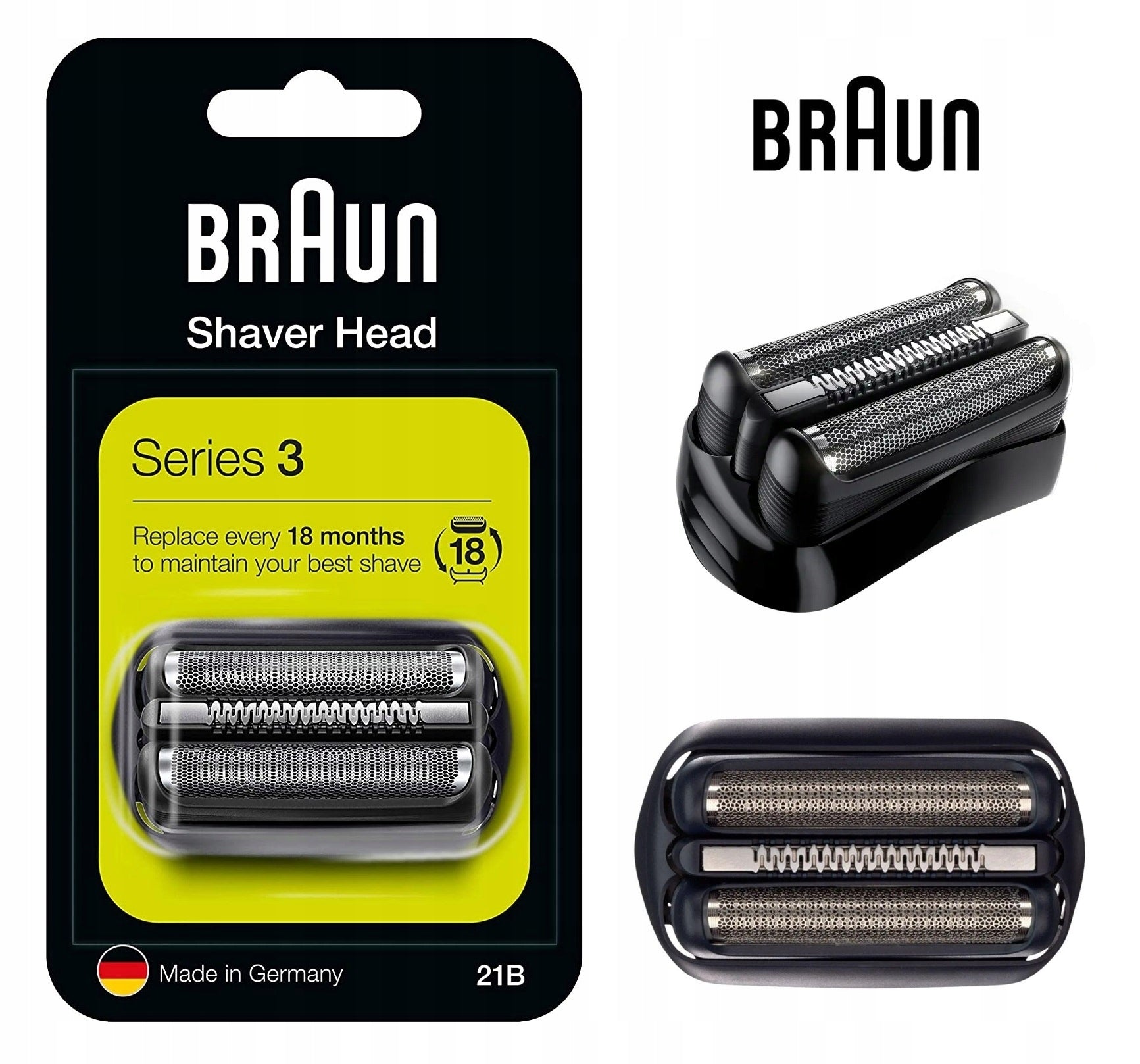 Shaver BRAUN FOIL AND BLADE BLOCK 21B SERIES 3
