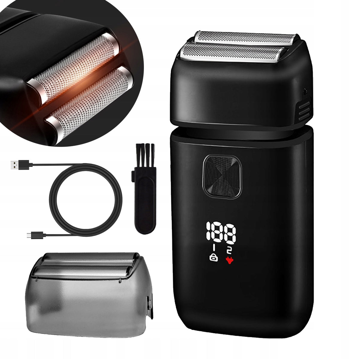 Shaver Beard Trimmer Men's Wireless Compact