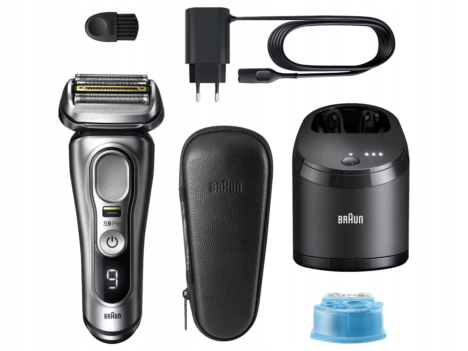 Shaver Braun Series 9 PRO 9467cc +Cleaning and charging station +Etui