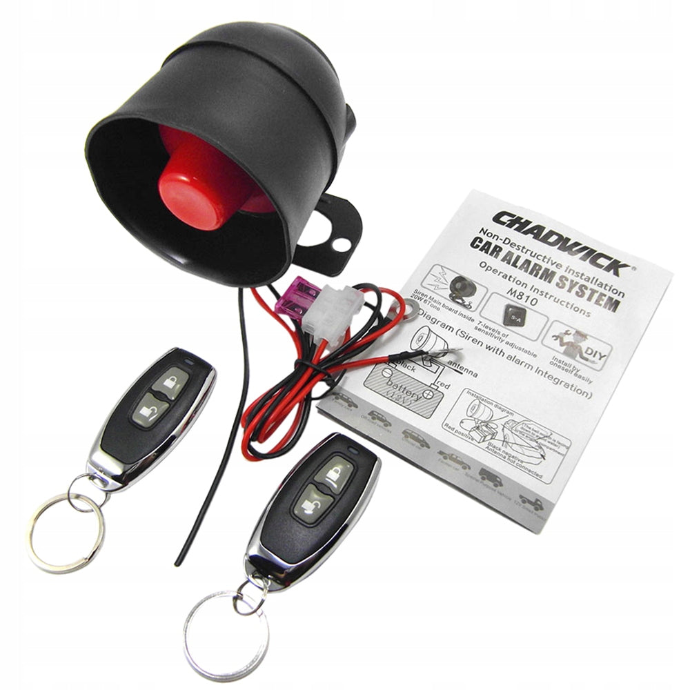 Shaver Car Remote Control Anti-theft Alarm System