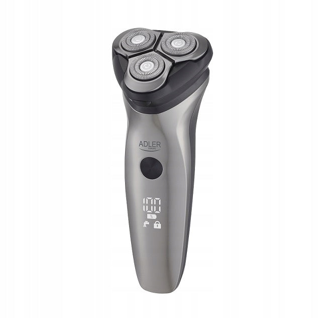 Shaver Electric Razor with Face Trimmer LED USB IPX7 Adler