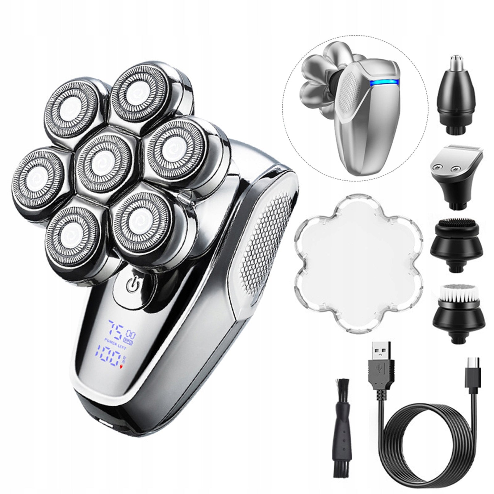 Shaver Men's Beard Shaving Machine Hair Nose Trimmer Electric Waterproof Packaging status original