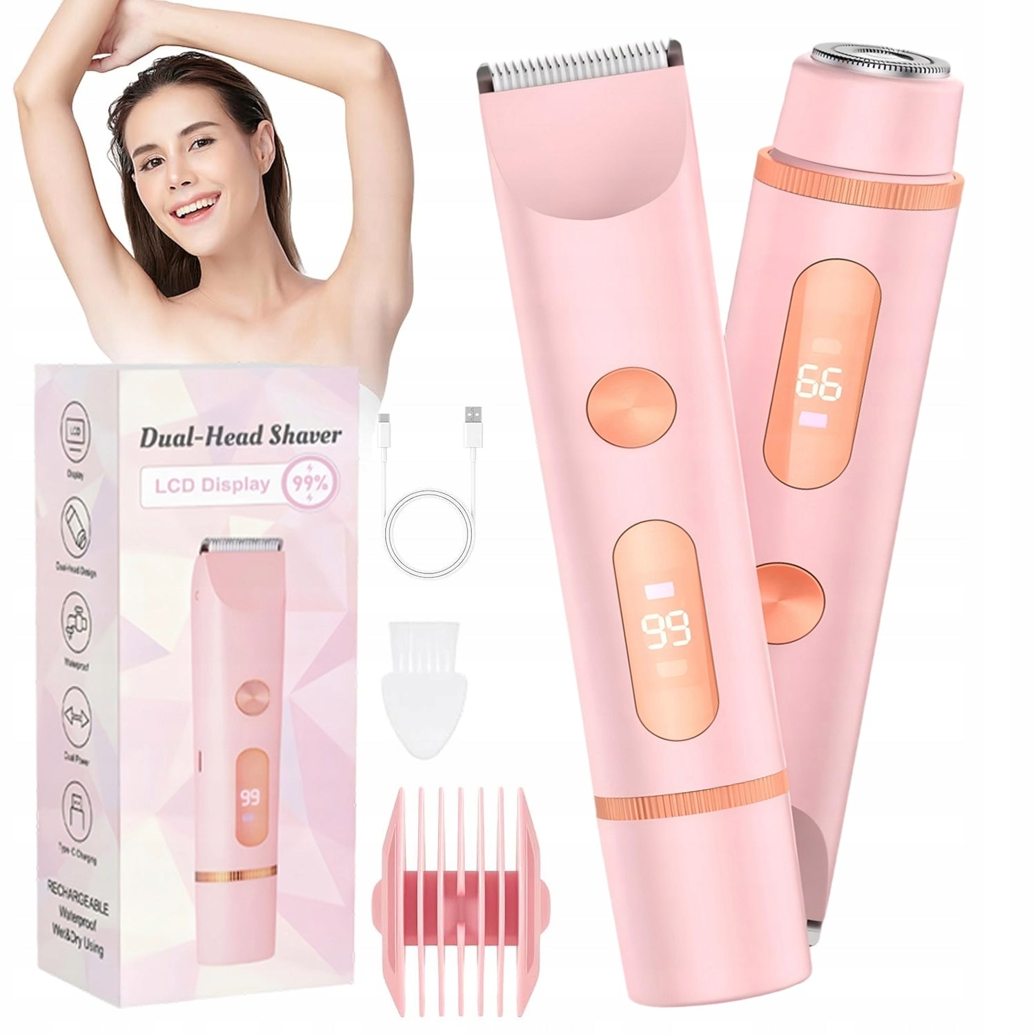 Shaver Women's MACHINE Epilator Body Trimmer Underarm Bikini