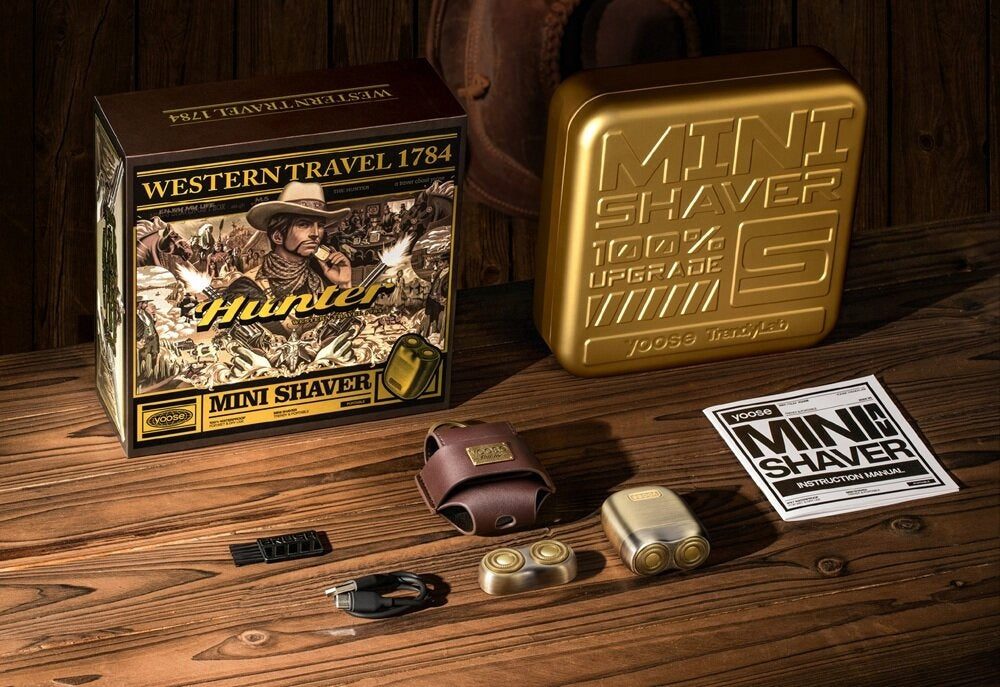 Shaver YOOSE Mini S Bounty Hunter Gold Washable yes
