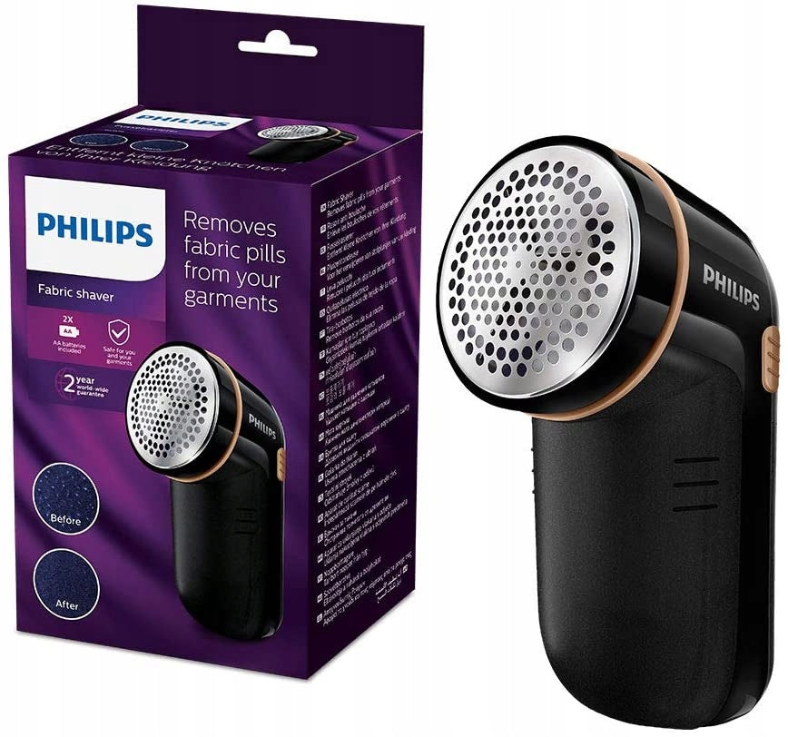 Shaver clothes machine fabric sweaters black Philips GC026/80 Brand Philips