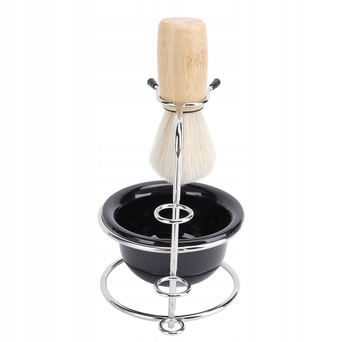 Shaving Brush Care Kit Synthetic Hair Steel PI