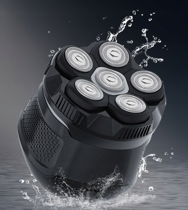 Shaving machine shaver for head, beard wireless IPX6 6D Model 601641248