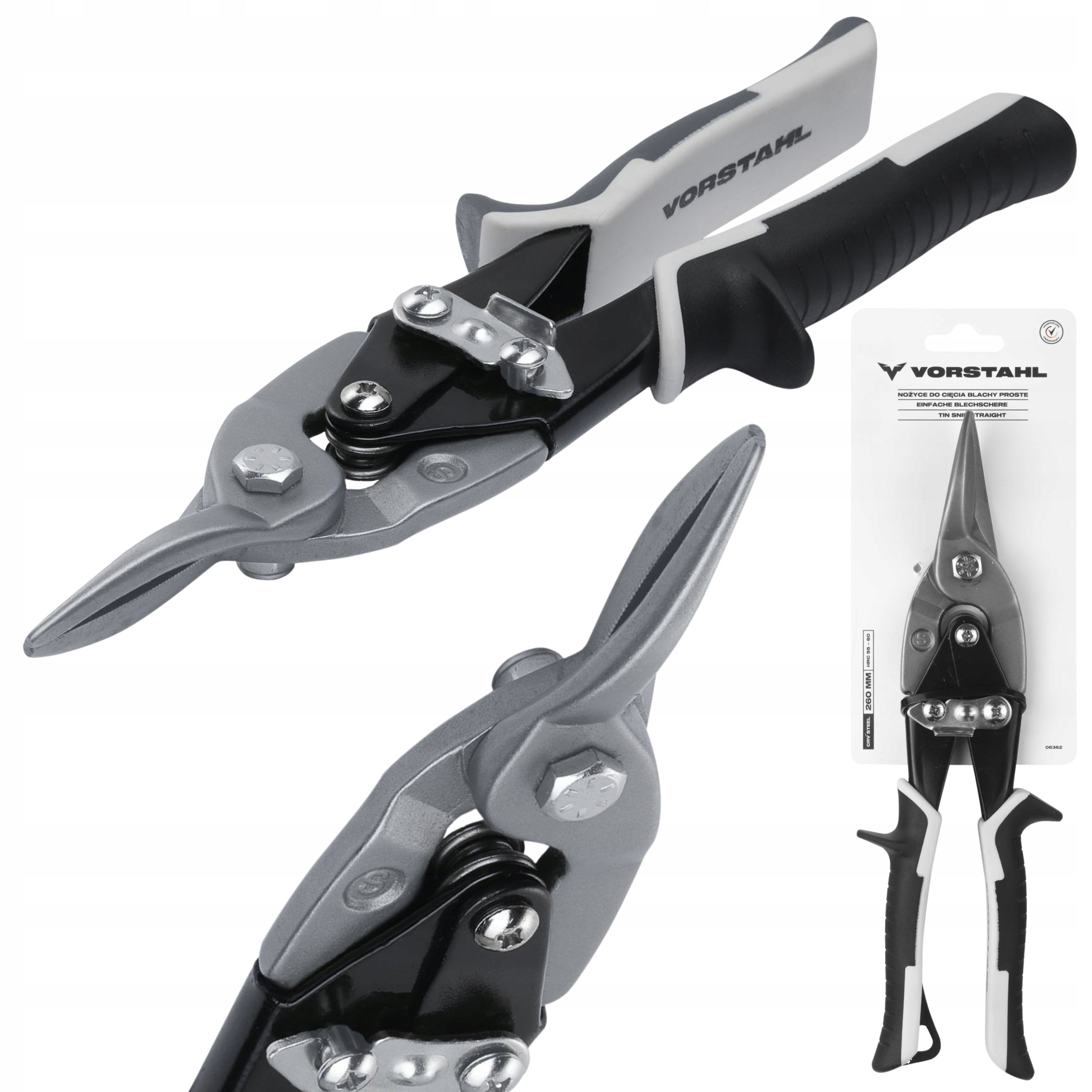Shears for cutting sheet metal CrV STEEL 260mm Vorstahl