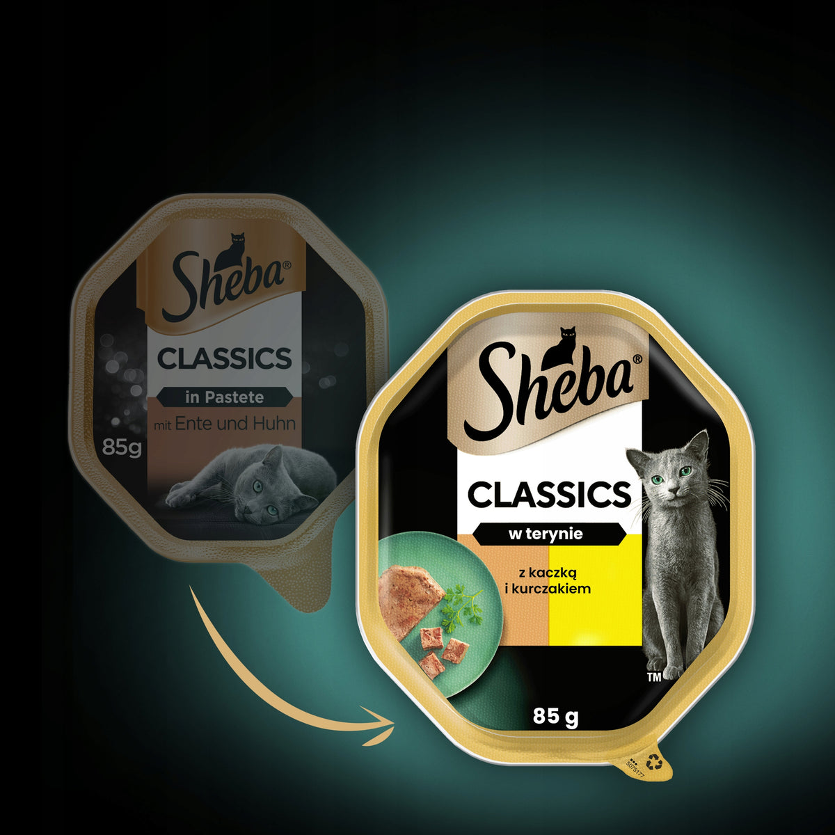 Sheba Classics with duck and chicken 85g Brand Sheba