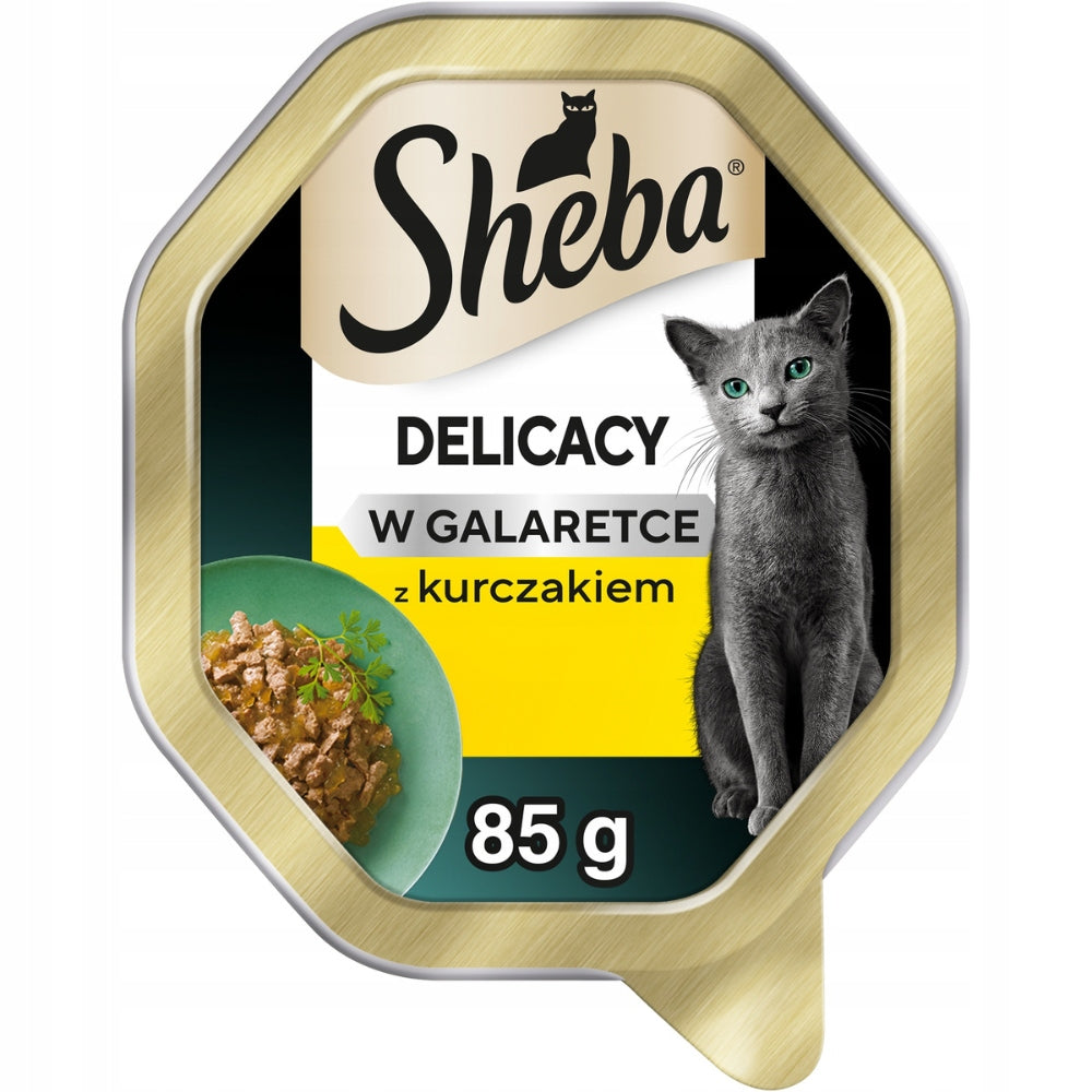 Sheba Delicacy Wet Cat Food Chicken in Jelly Tray 85 g