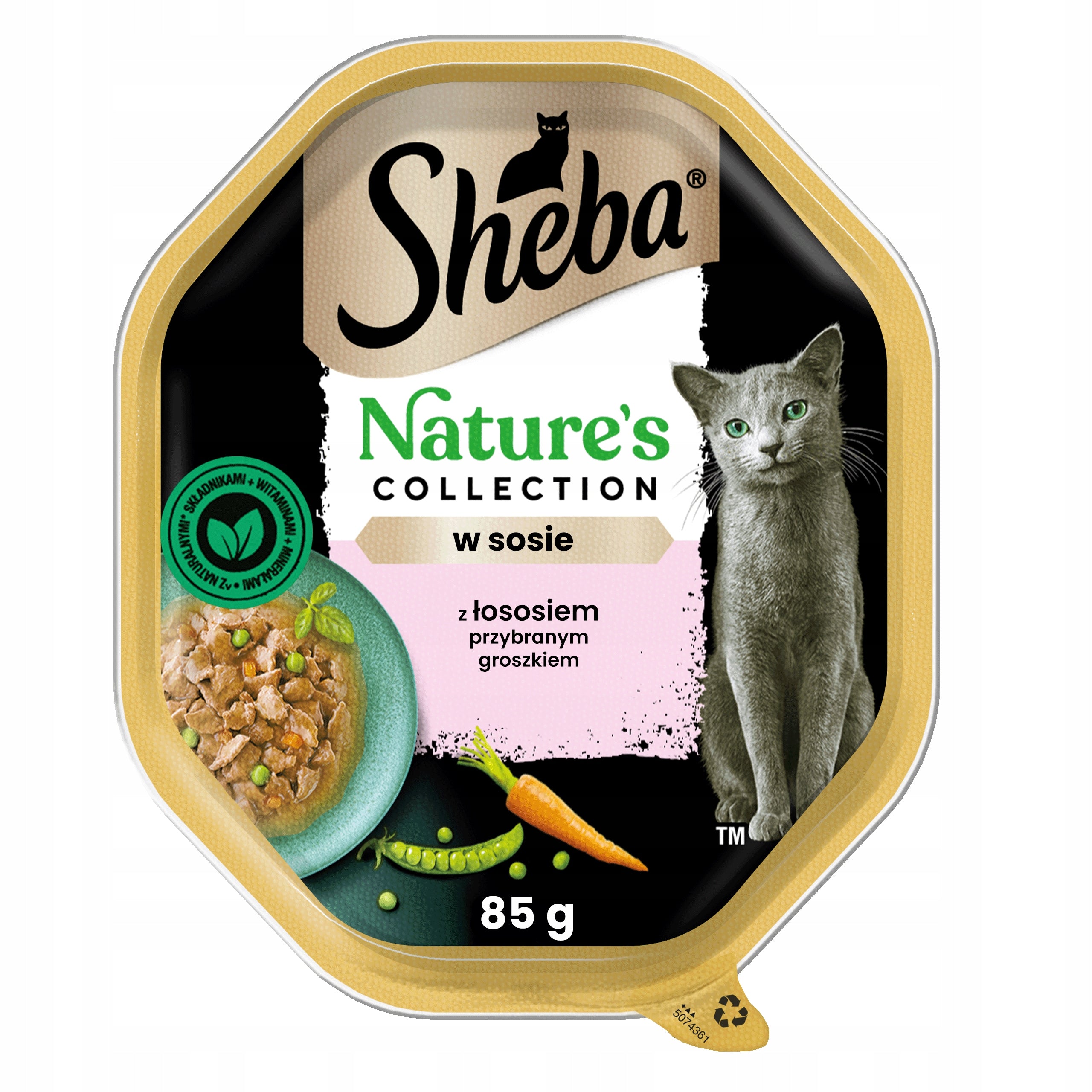 Sheba Tray Nature's Sauce Salmon 22x85g Brand Sheba