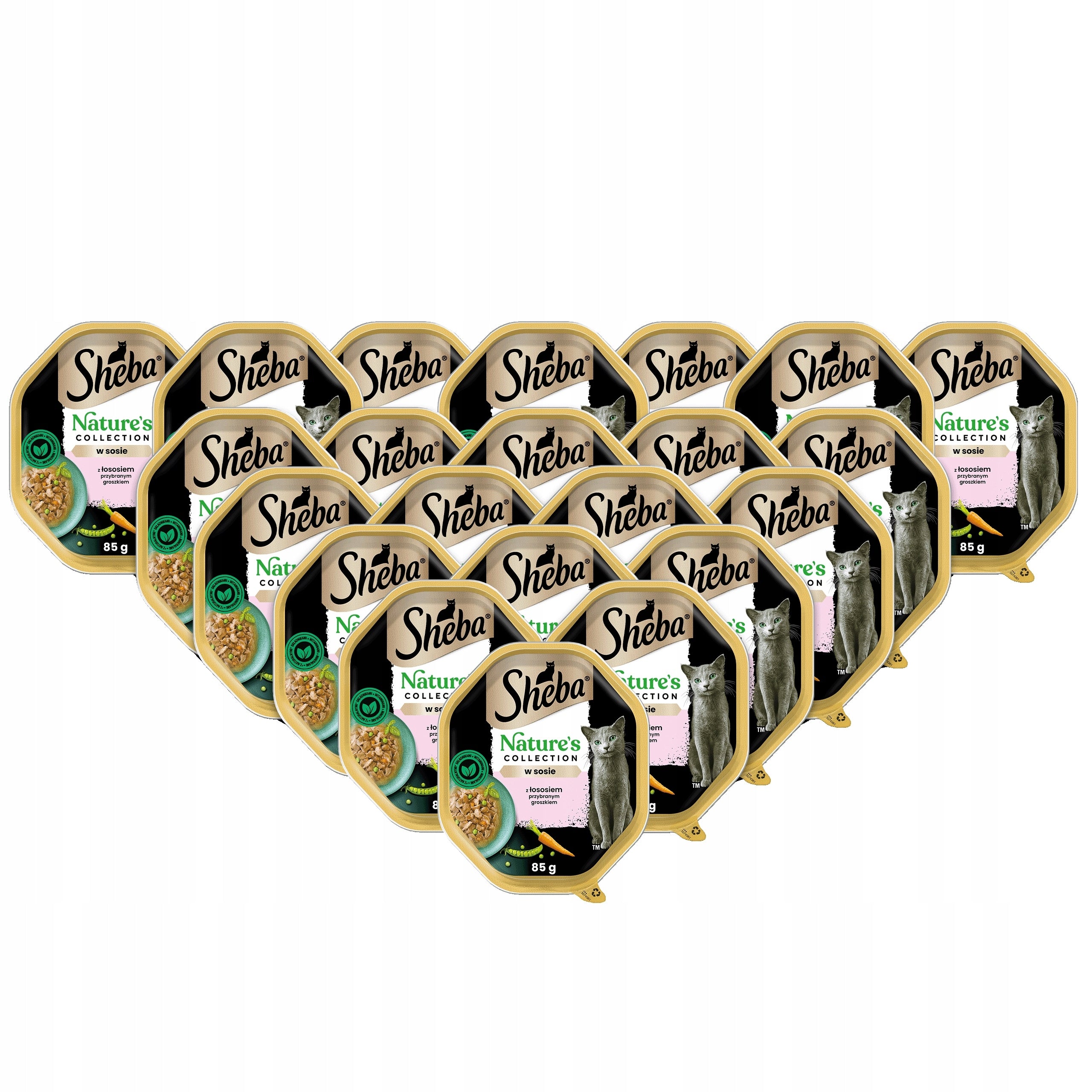 Sheba Tray Nature's Sauce Salmon 22x85g