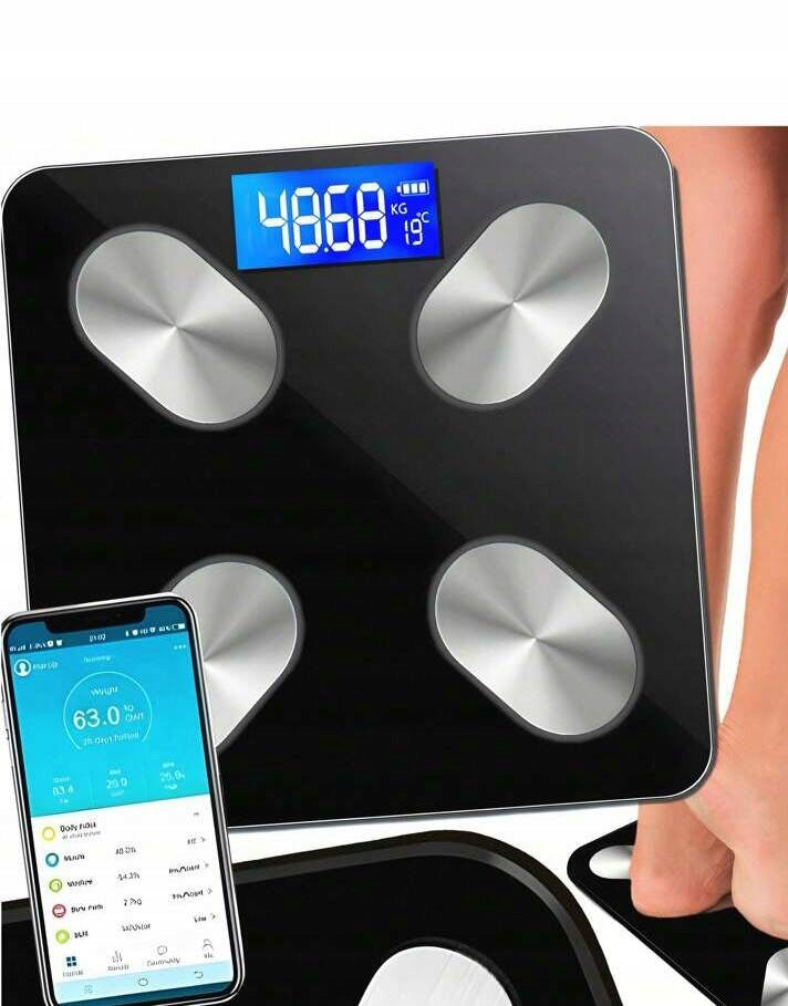 Shein Black Bathroom Scale S07 jnt