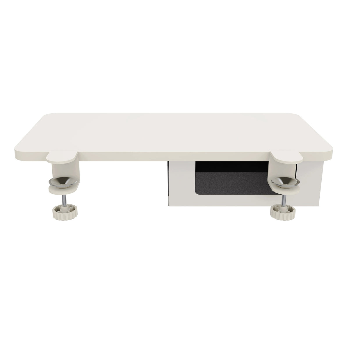 Shelf Desk accessory with DRAWER 60x30 white 25kg for Clamp Spacetronik Manufacturer code SPB175W