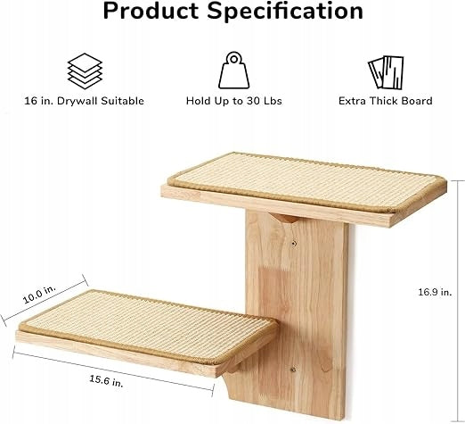 Shelf with rug brown corner 26 cm x 45 cm Length 26 cm