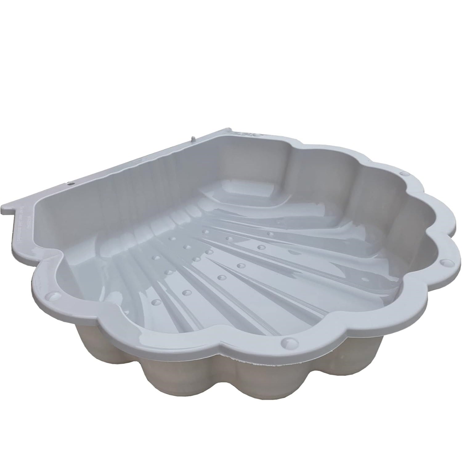 Shell 1 Plastic Sandbox - Grey