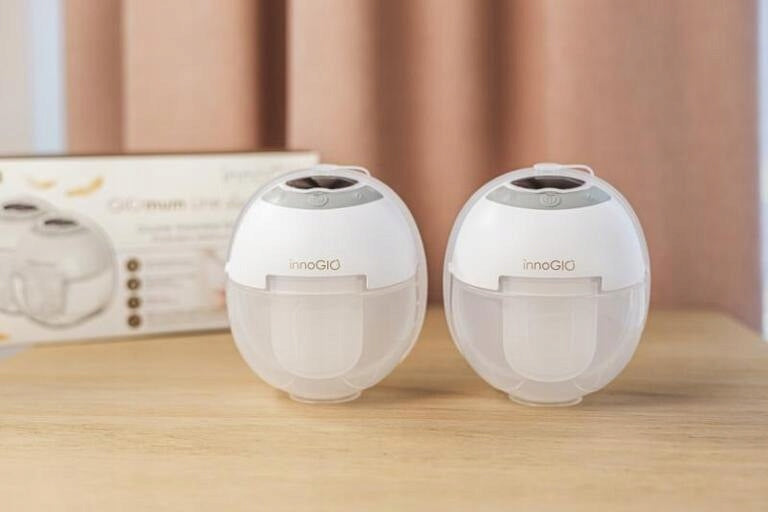 Shell Breast Pump Dual Electric Wireless LED Backlight Medical device no