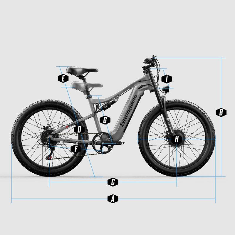 Shengmilo S600 Rowery elektryczne do jazdy miejskiej i terenowej Opony 26” Maximum rated power electric bike (under 250W)