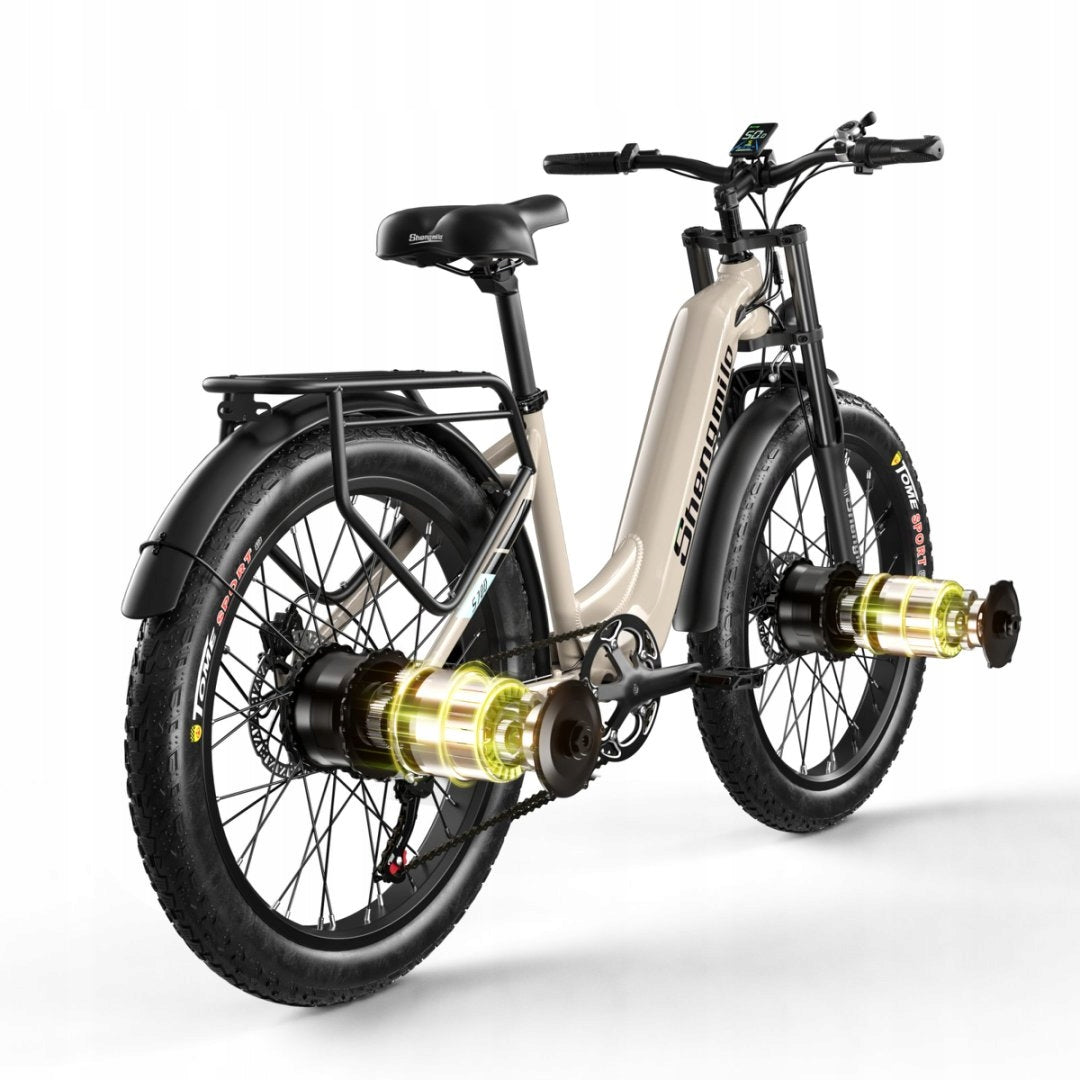 Shengmilo S700 Dual Motor 2000W 48V 17.5AH 45KM/H 26" 160.NM Brand Shengmilo