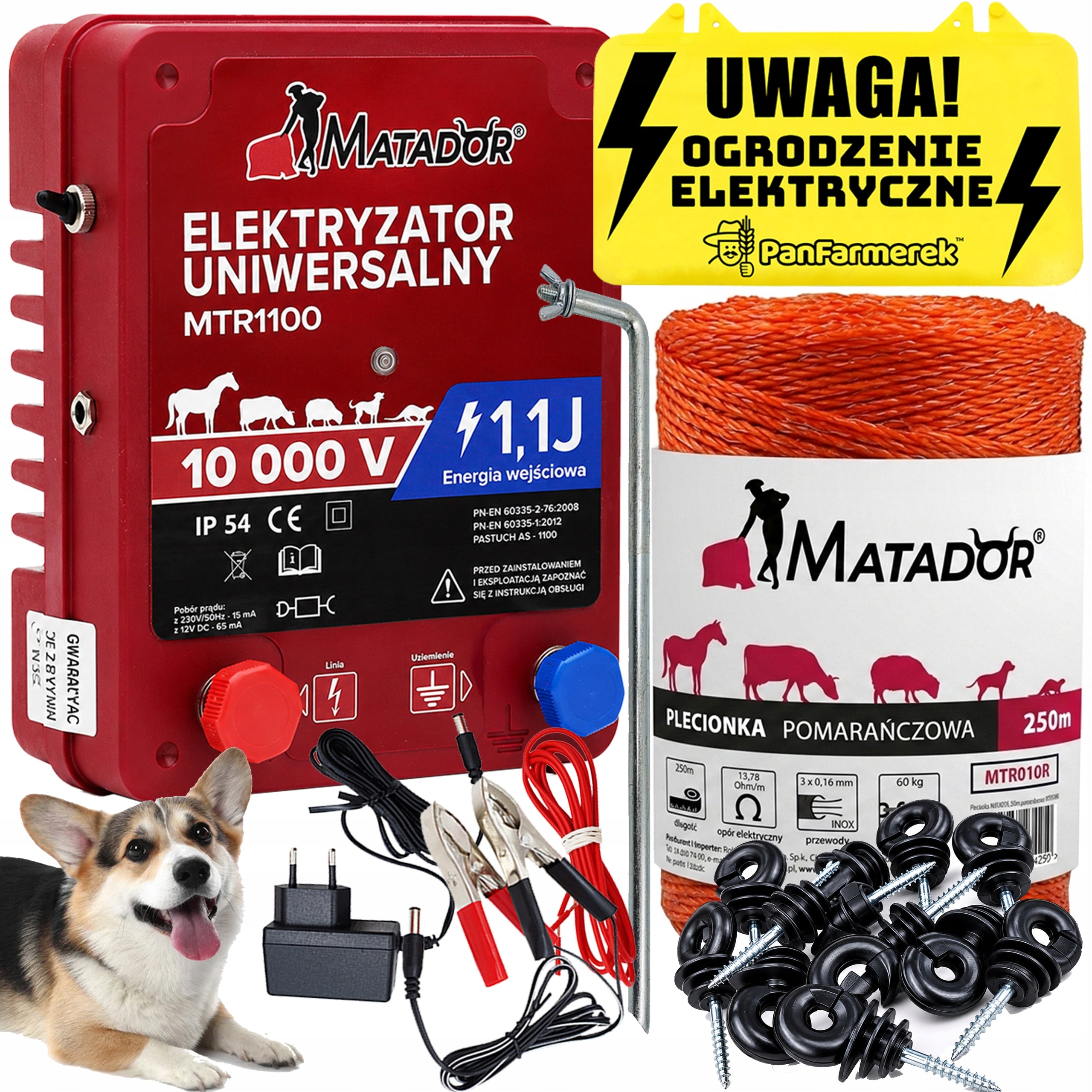 Shepherd Electric Dog HORSES Dog Complete Set Electrician Accessories