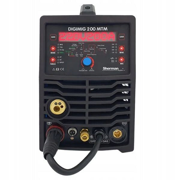 Sherman Digimig MIG/MAG synergic MMA welding machine 230V VRD Set Brand Sherman