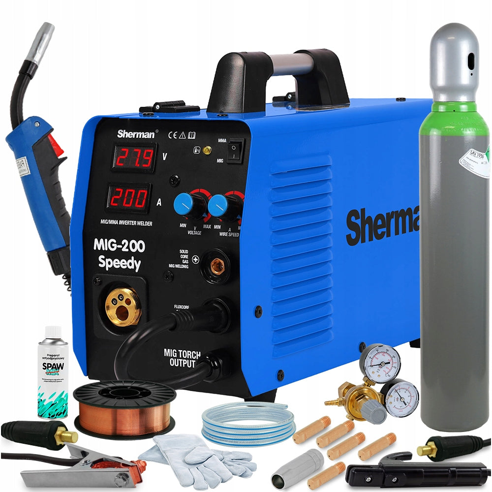 Sherman MIG 200 Speedy MIGOMAT 2in1 MAG FLUX Set