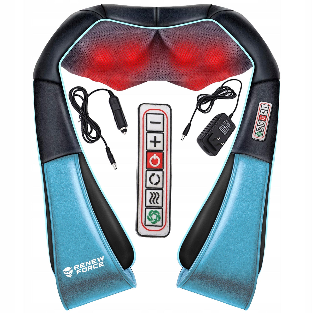 Shiatsu 24W 3D Herz Back Neck Massager Heating Gift