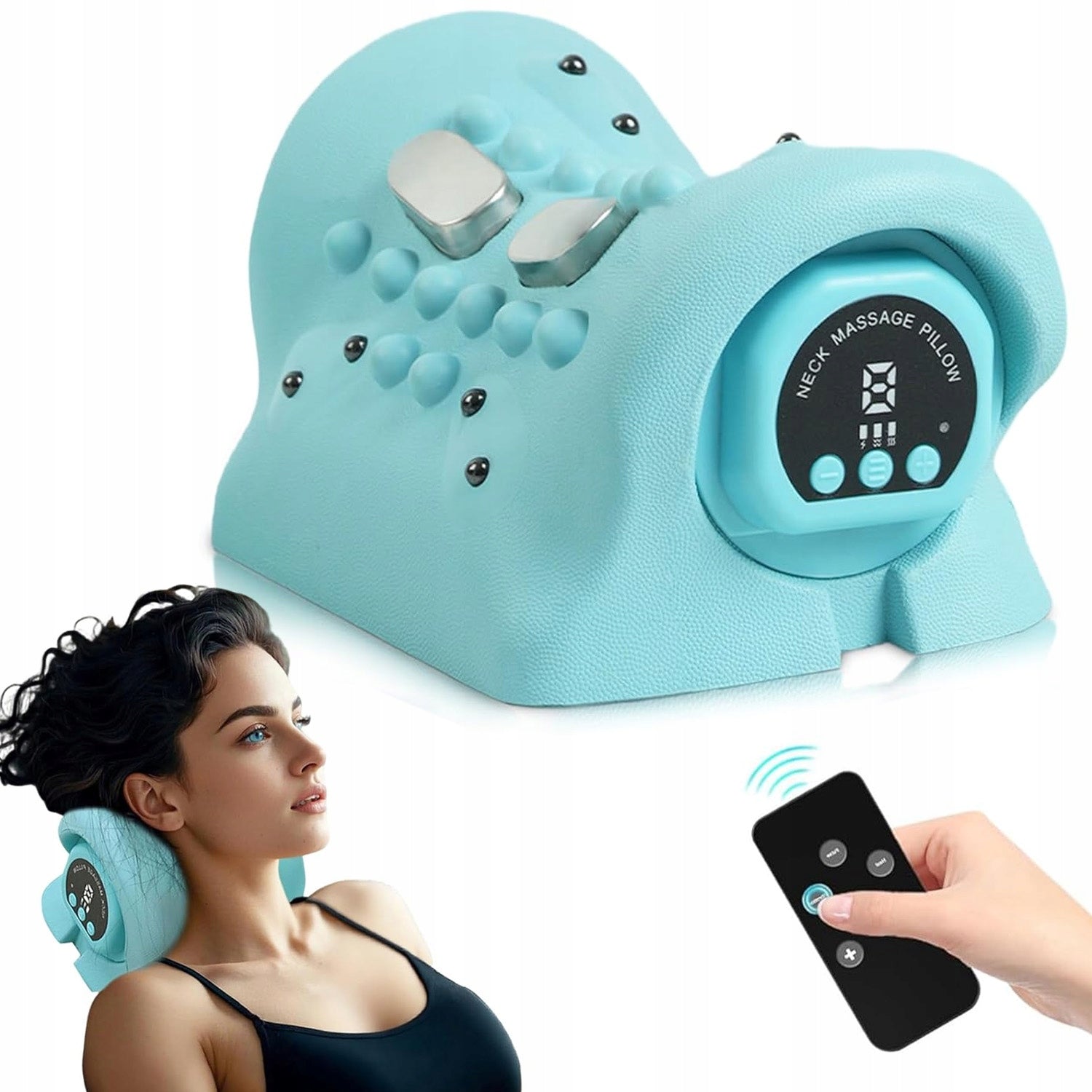 Shiatsu Back Arm Neck Body Massager Massage Pillow With