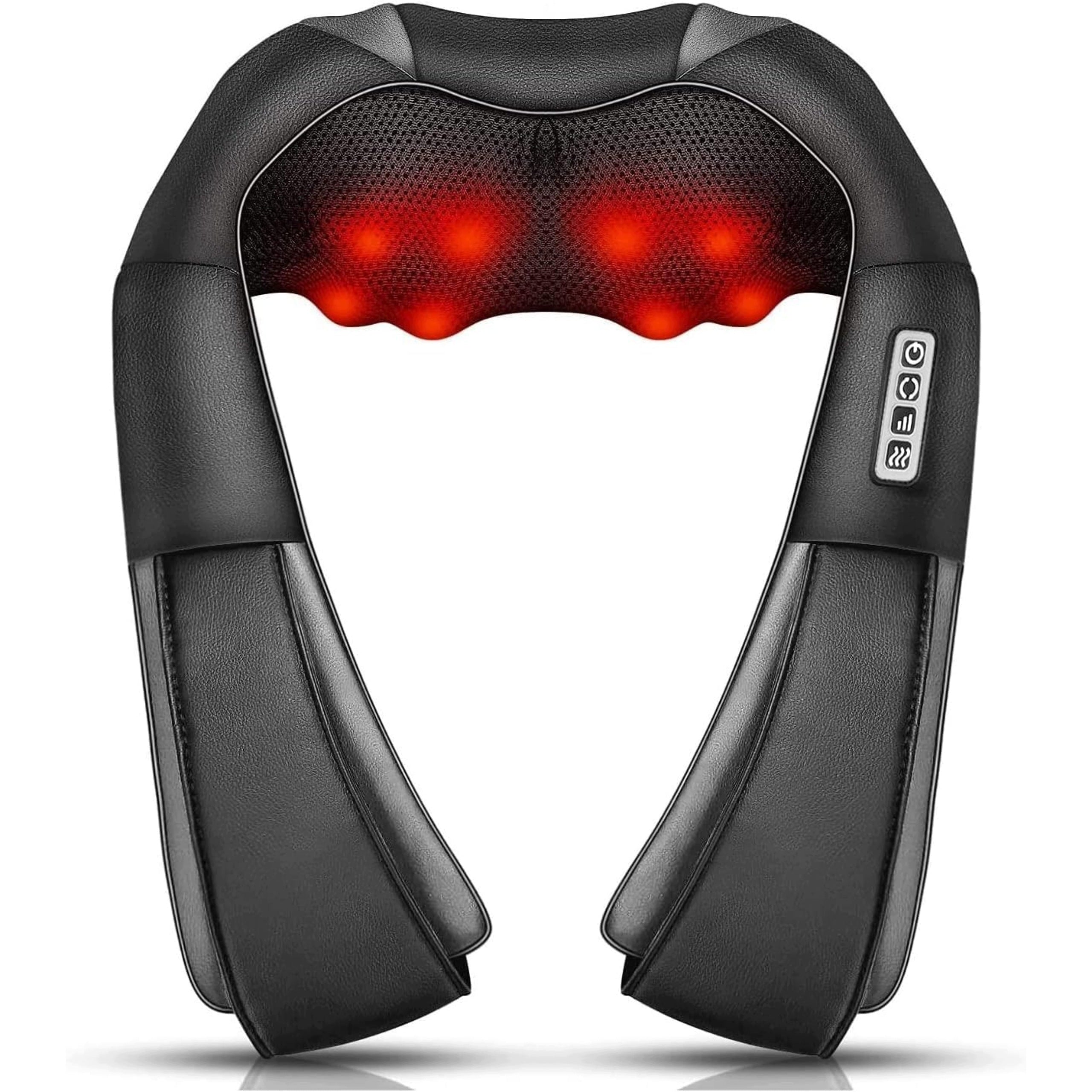 Shiatsu Back Neck Massager Heating 3 Home + Car Modes
