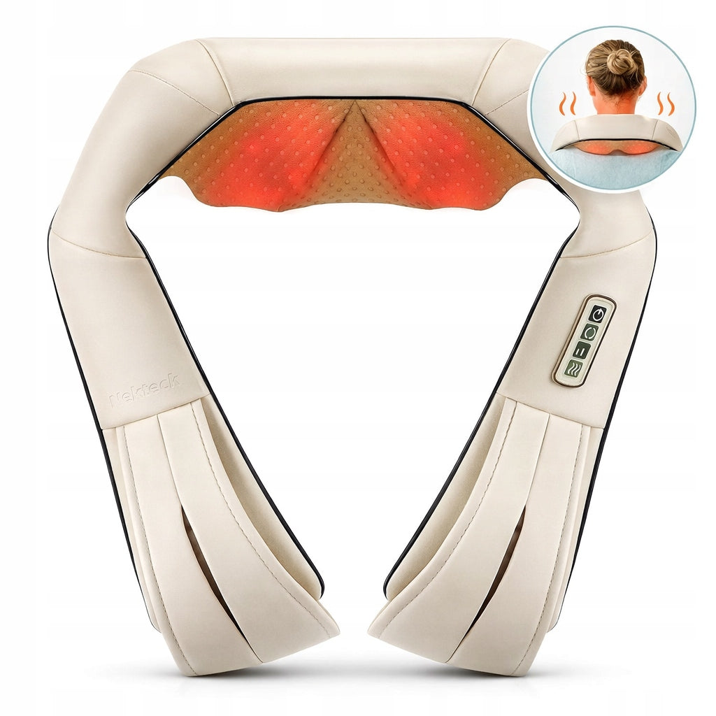 Shiatsu Massage Pillow Massager with Heating Back Neck Office Car.