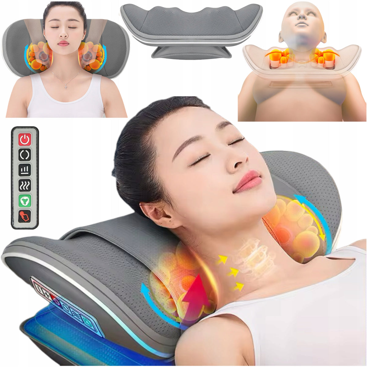 Shiatsu Massage Pillow for Body Neck Massage Large Massage Mat