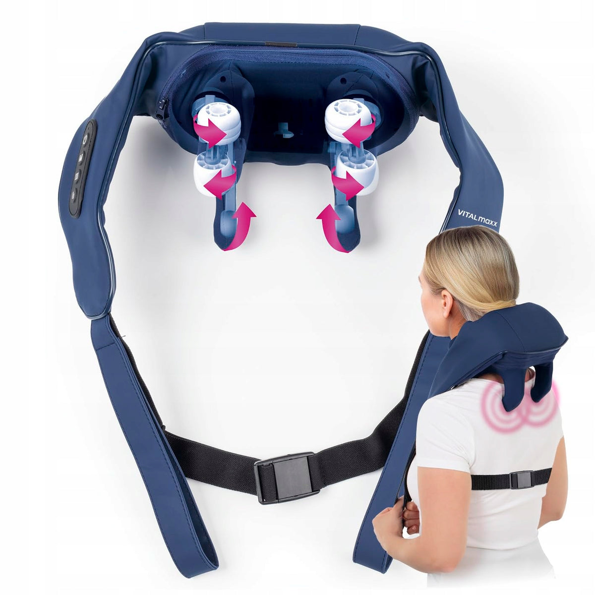 Shiatsu Massager VITALmaxx for Back Shoulder Neck Leg Heating MASSAGE Kind nape, back and neck