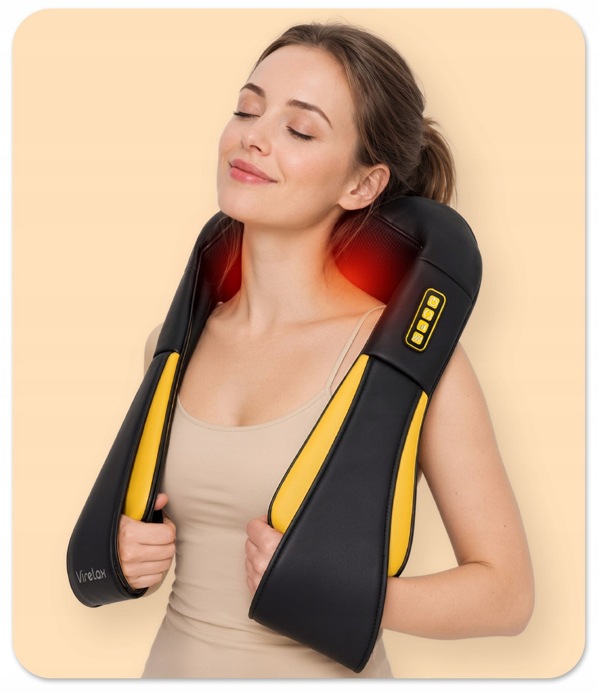 Shiatsu Pro Body Neck Massager with Heating Massage Belt Packaging status original