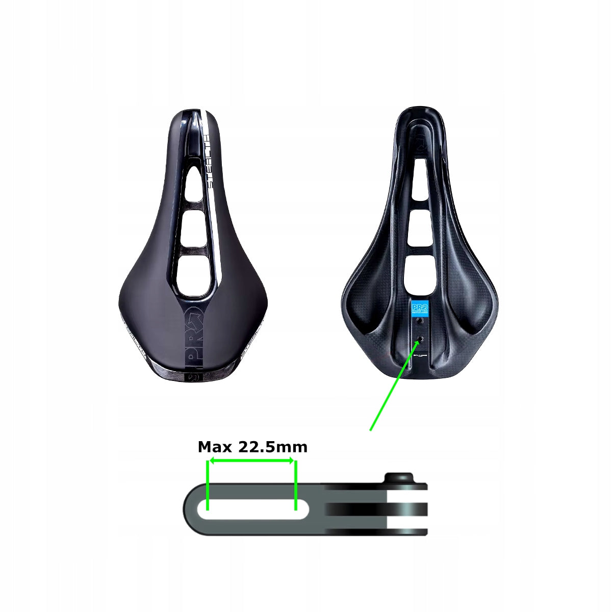 Shimano Pro saddle holder for Bontrager Flare RT lamp Manufacturer code TMTFBFLBK08