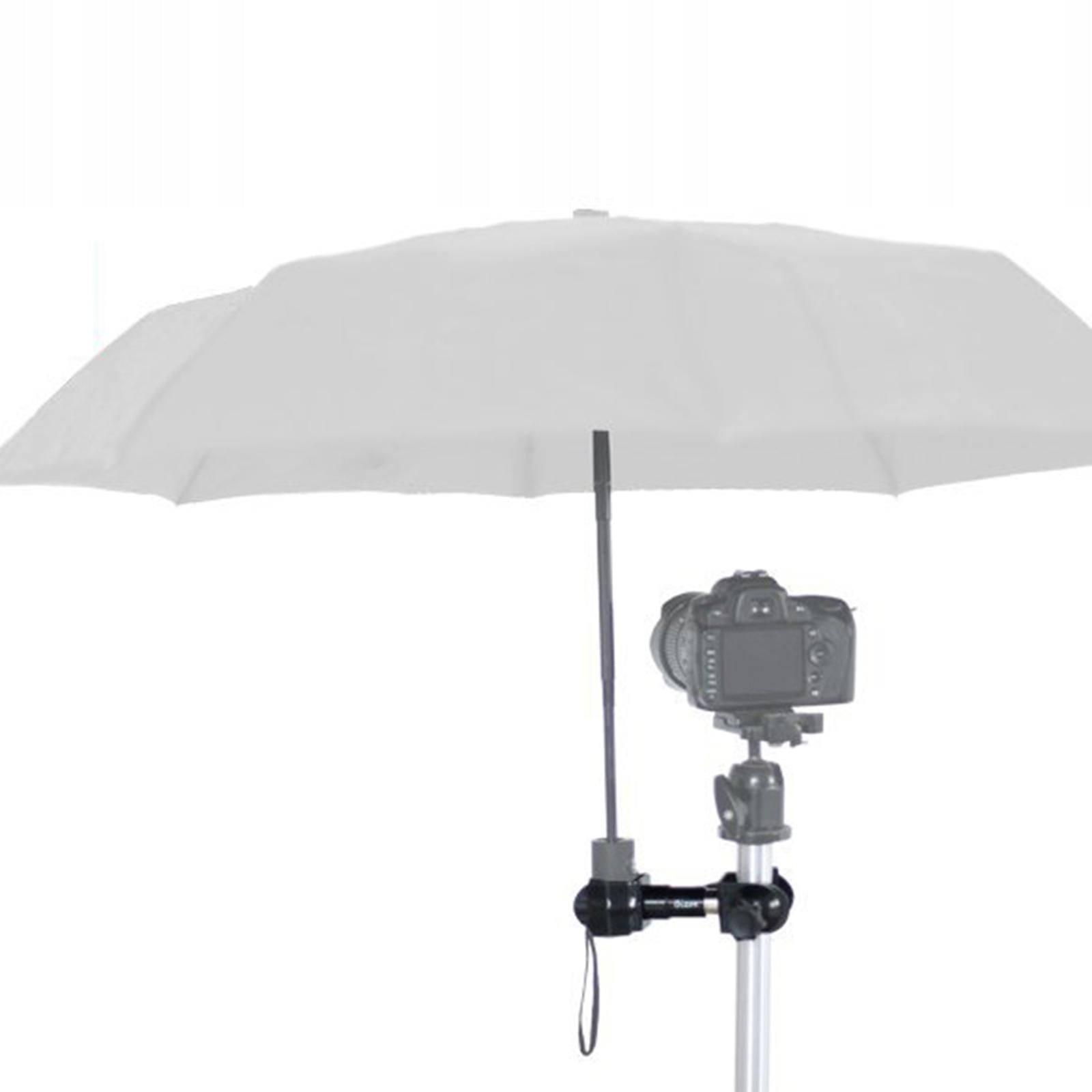 Shining Metal Tripod Umbrella Holder for Outdoor Camera Clip Bracket Stand Brand no brand