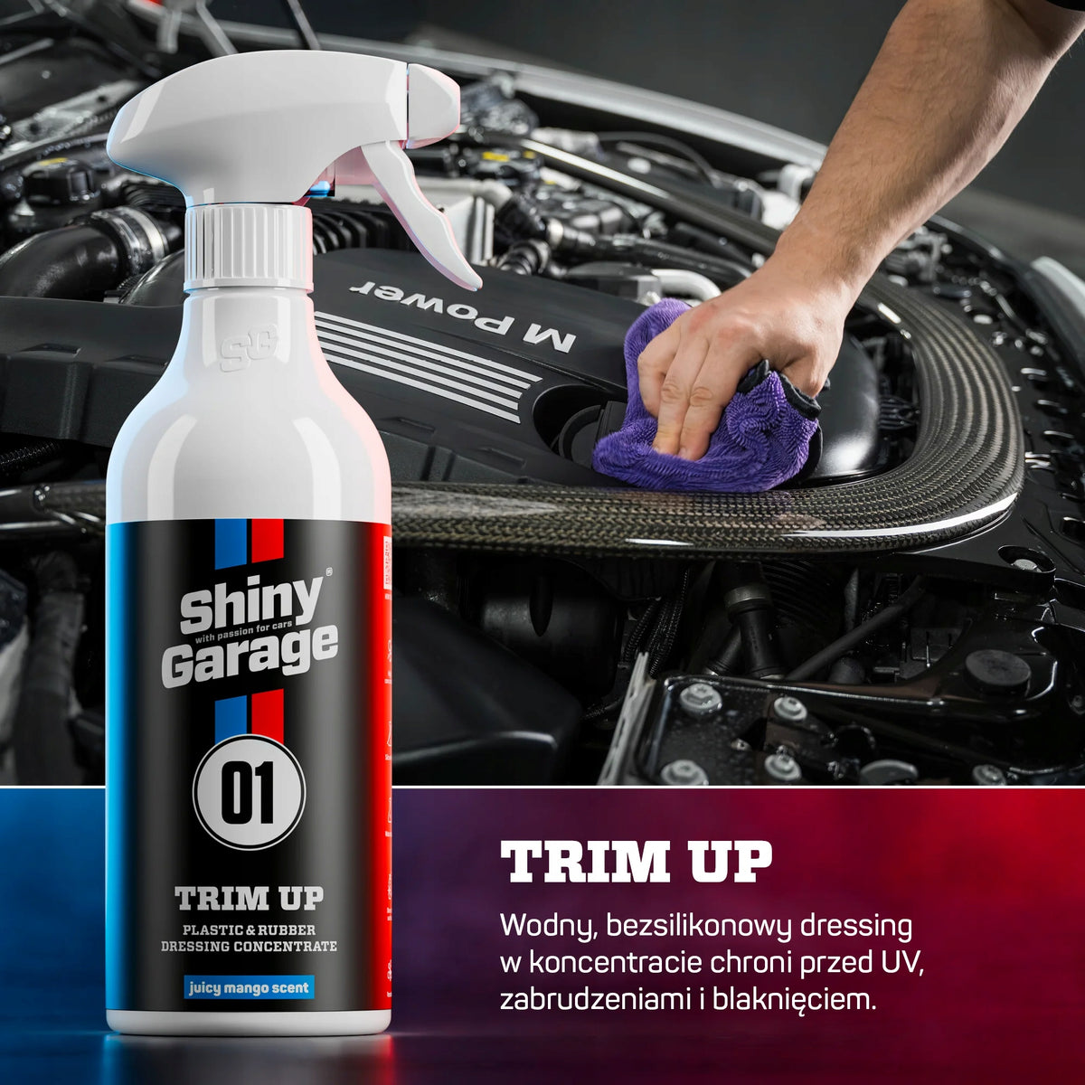 Shiny Garage Trim Up - Matte Dressing 500ml for Tyres, Plastics, Rugs Manufacturer's catalog number SG114359