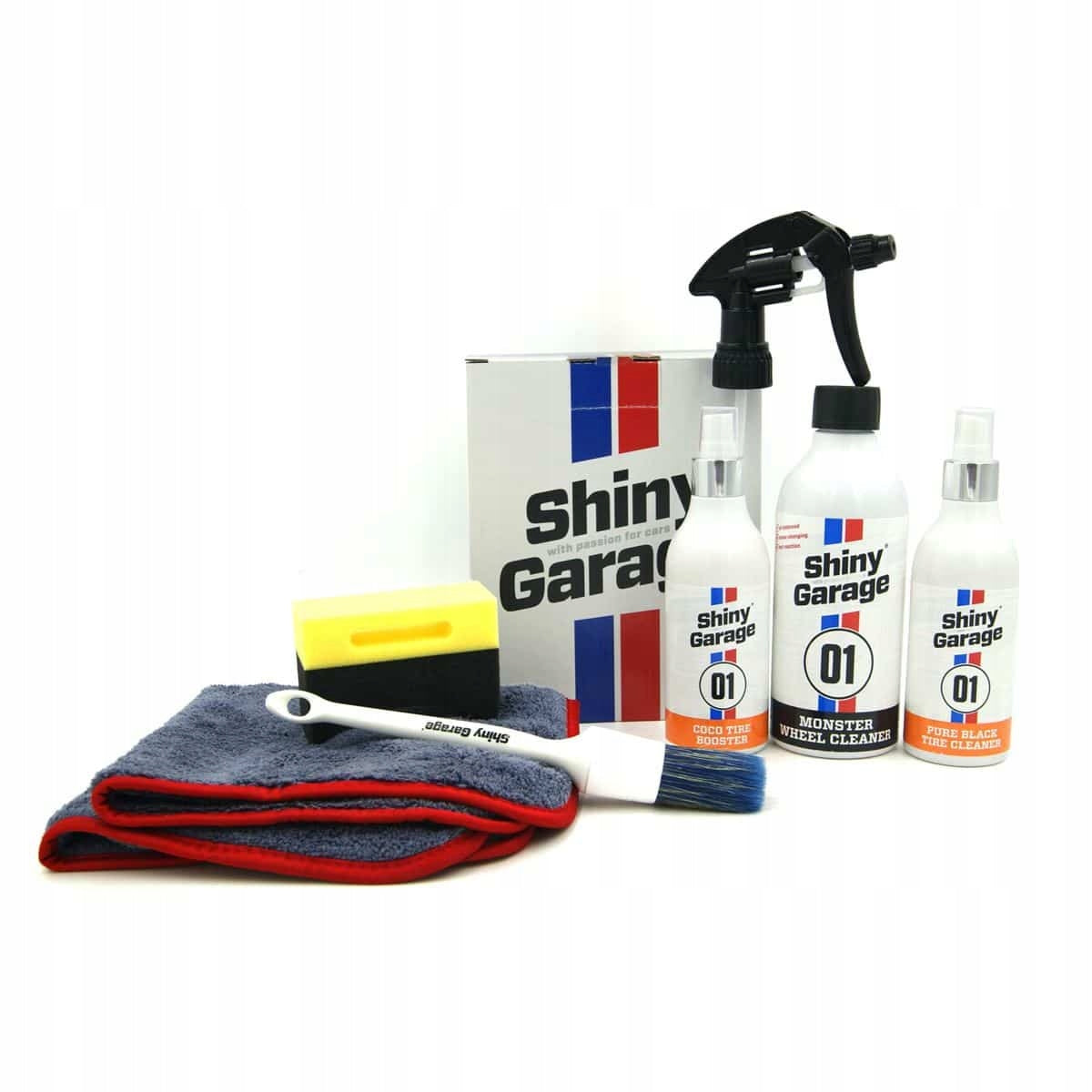 Shiny Garage Wheel Cleaning & Care Kit Rim & Tire Cleaning Kit