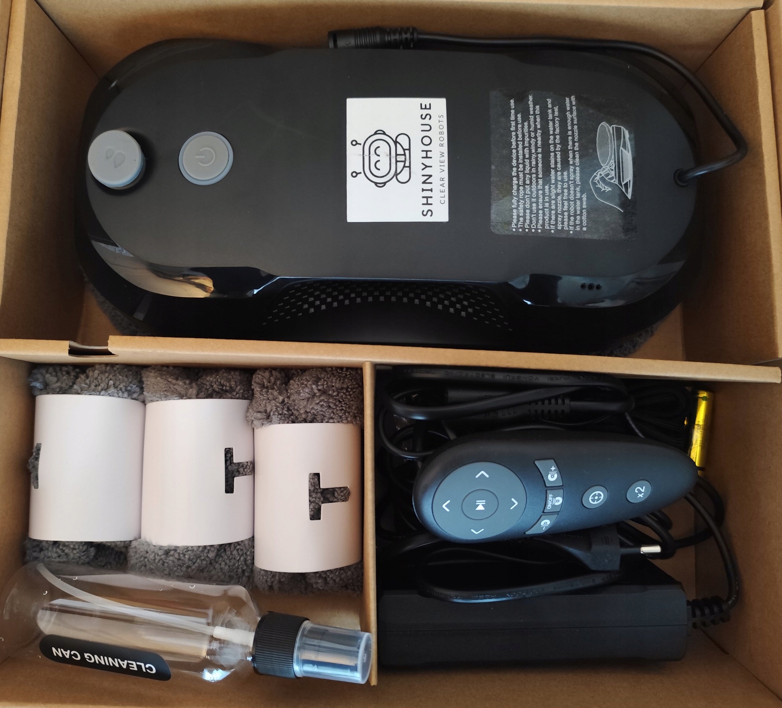 ShinyHouse Robot Automatic Window Cleaner 72W 10x Mops FREEBIE Manufacturer code WA5 Optima