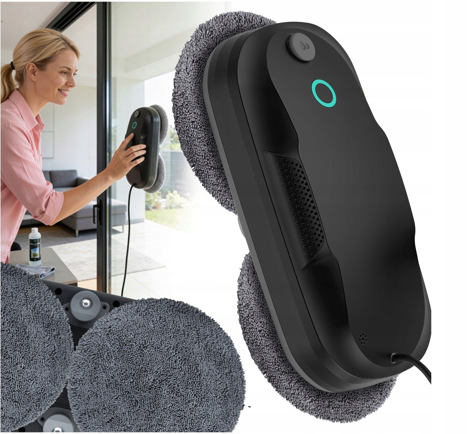 ShinyHouse Robot Automatic Window Cleaner 72W 10x Mops FREEBIE Packaging status original
