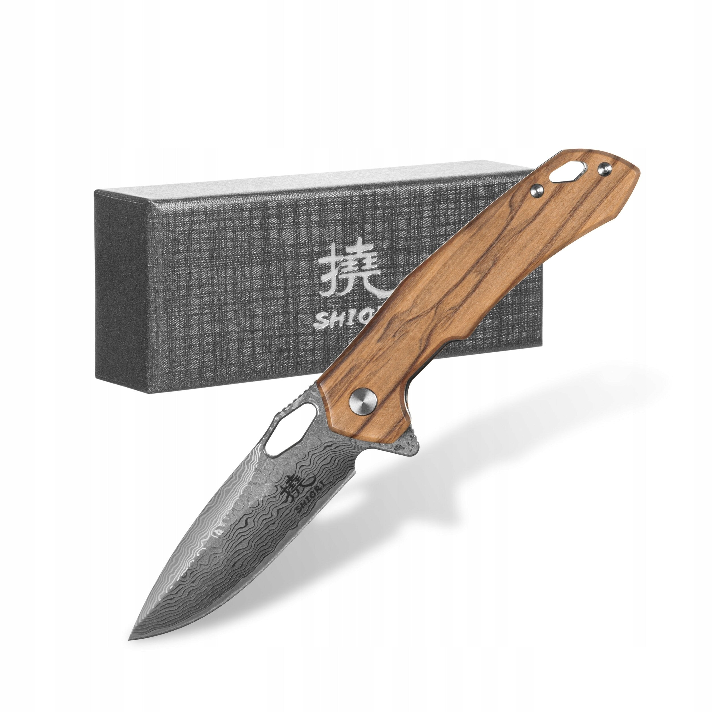 Shiori Oribu No-Shi - hunting knife with the soul of nature made of Damascus steel