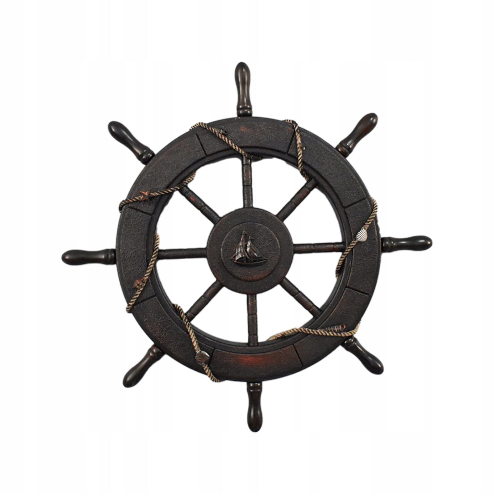 Ship Wheel Wall Hanging Hanging Photography Accessories Home Ornament 62cm Manufacturer code 05353080656