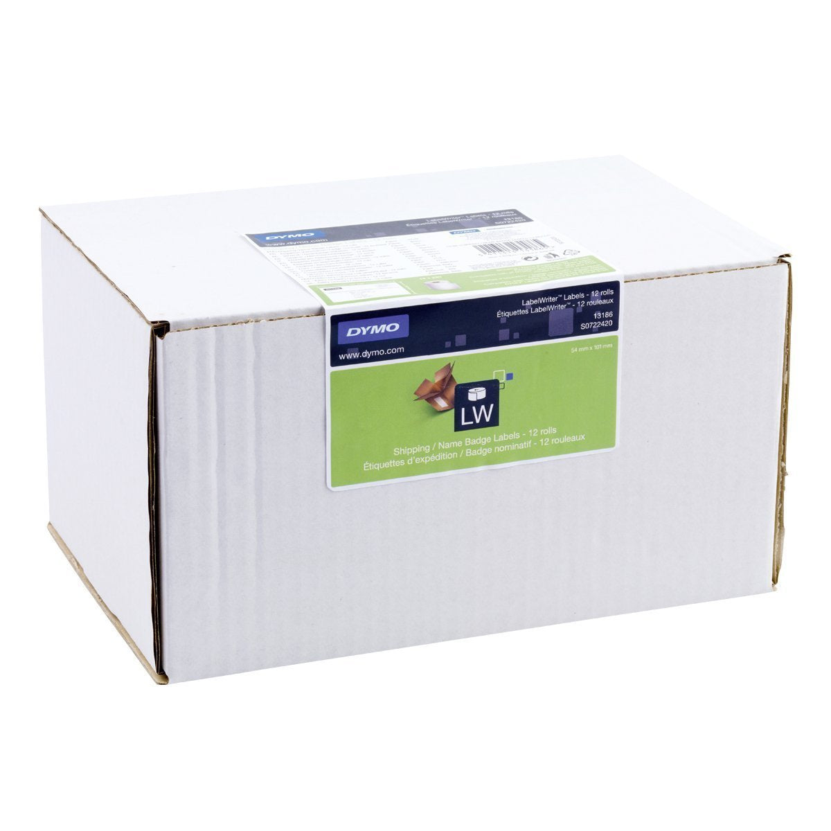 Shipping labels Dymo 101x54 mm white for identifiers 1pcs roll