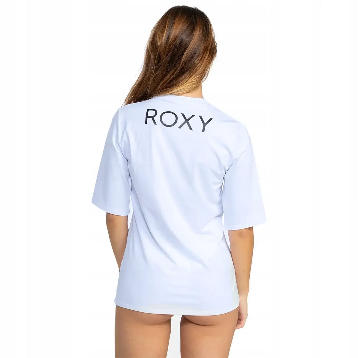Shirt Roxy Enjoy Wavese SS Lycra White XS Sleeve short sleeve
