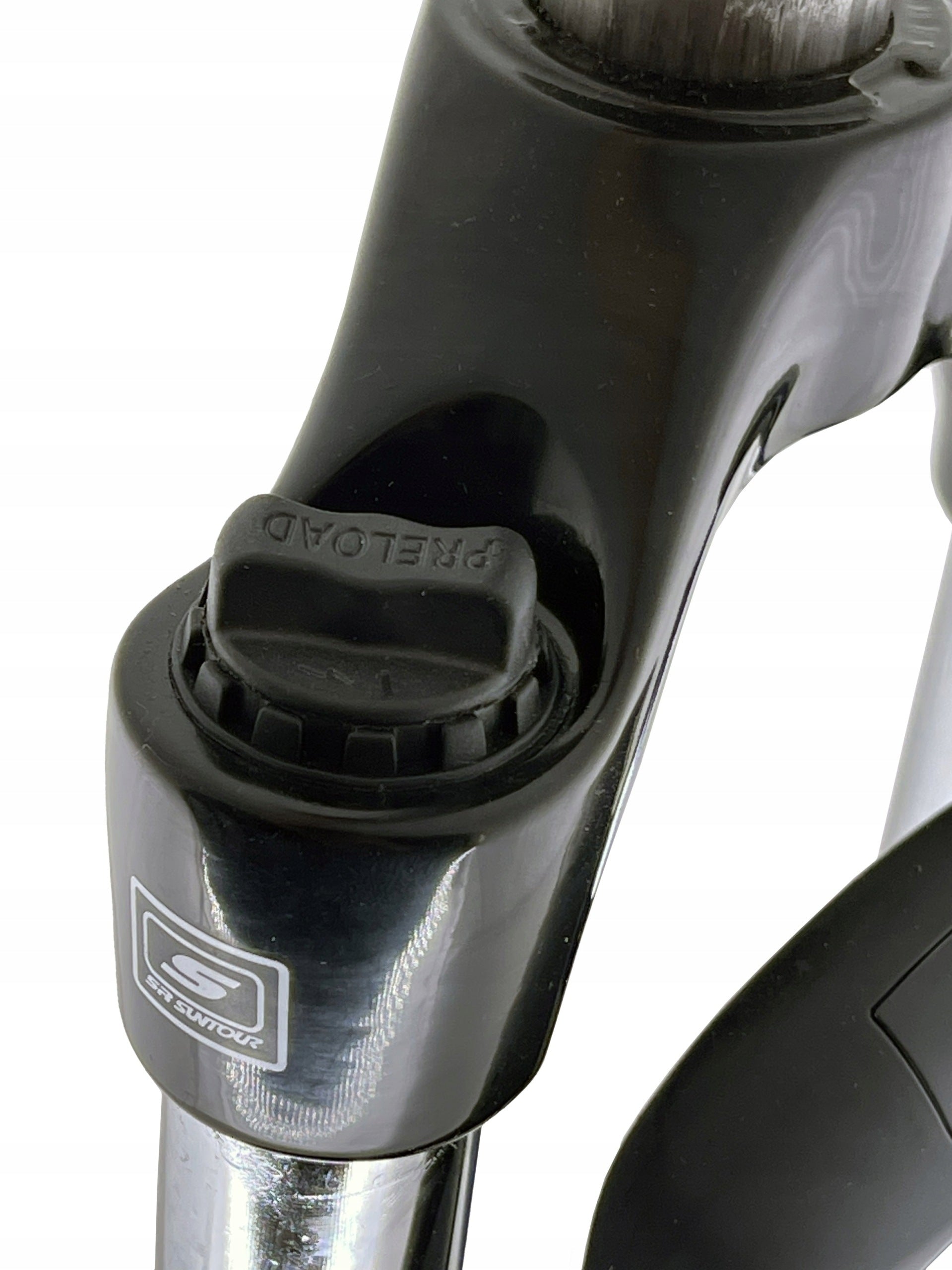 Shock absorber 28" SunTour NEX HLO AHEAD 1 1/8 250mm, black matt Brand SR Suntour