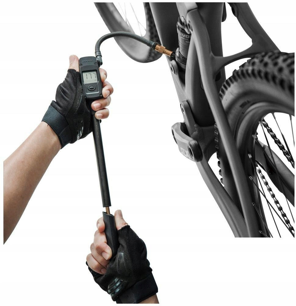 Shock pump Topeak Pocket Shock Digital black Manometer yes