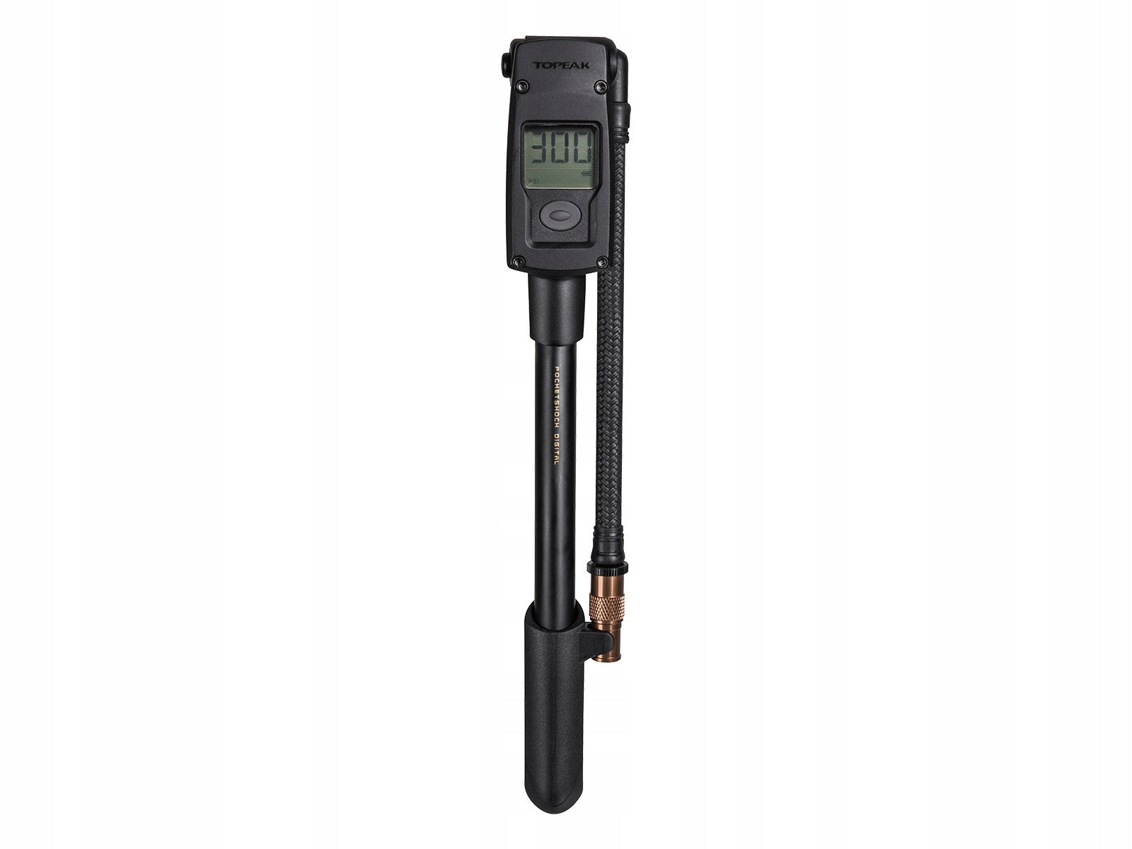 Shock pump Topeak Pocket Shock Digital black Maximum pressure 20.7 bar