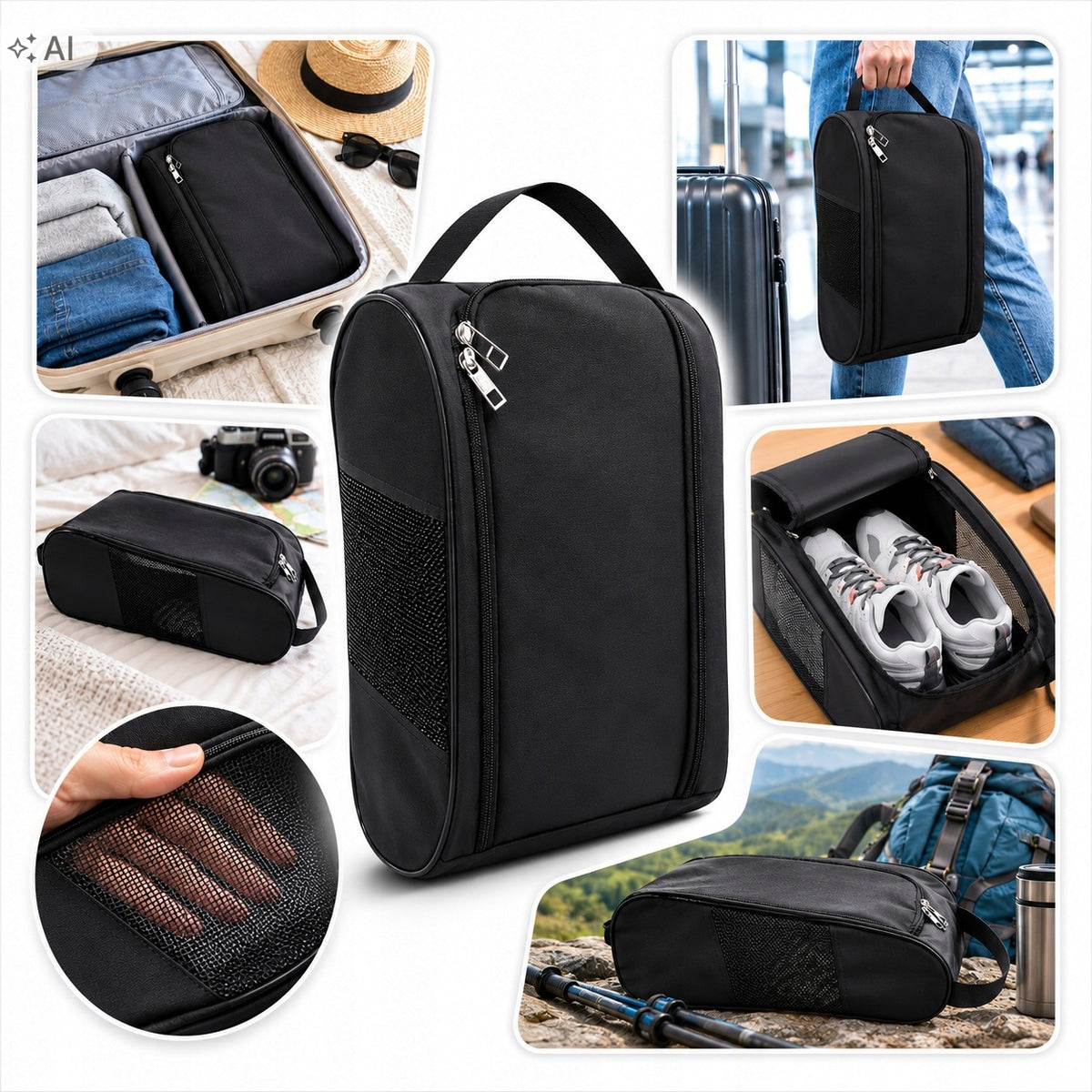 Shoe Organizer For Suitcase Travel Bag For Shoes Shoe Cover