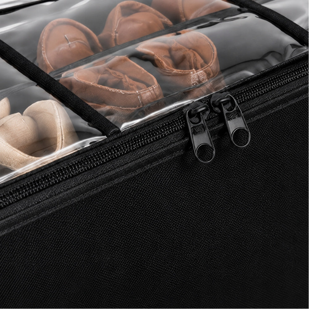 Shoe organizer for bed 24 pairs with pockets cover closed 75x40 Number of pieces 1 pcs